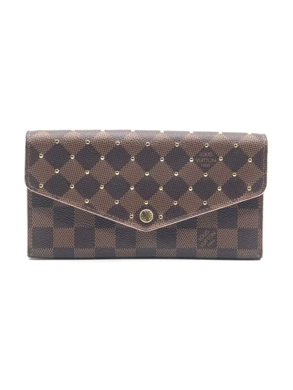 Louis Vuitton Damier Portefeuille Sarah Studded Wallet